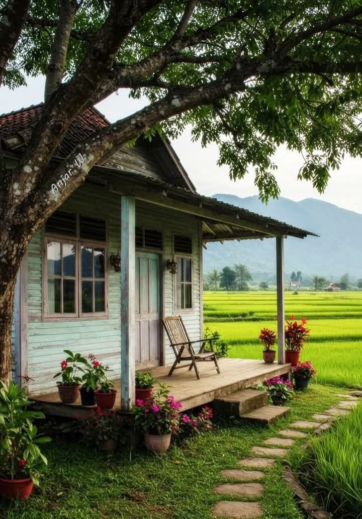 Ilustrasi rumah yang berkah.