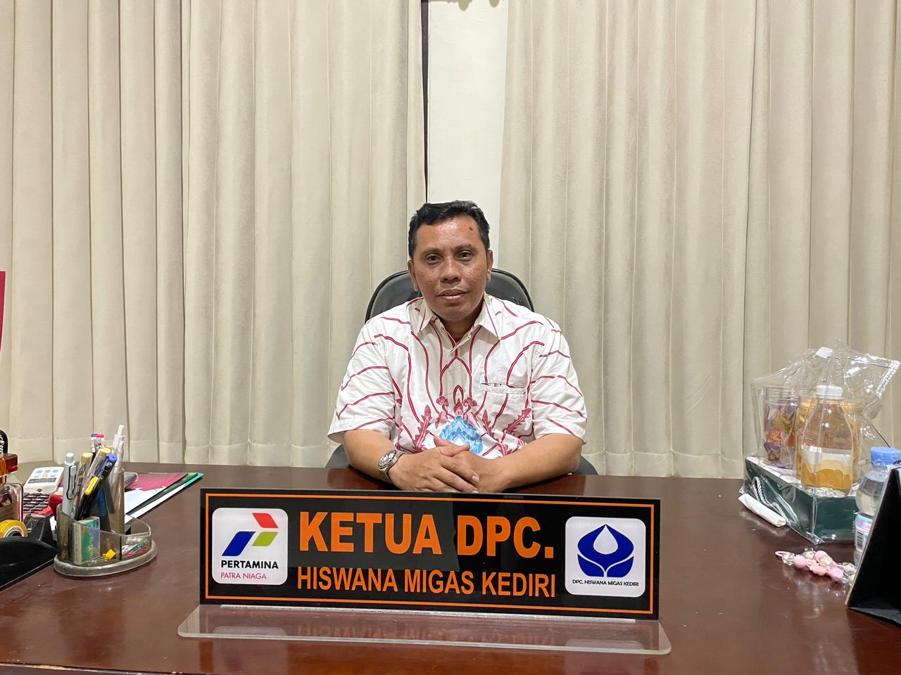 Ketua DPC Hiswana Migas Kediri Hasanuddin