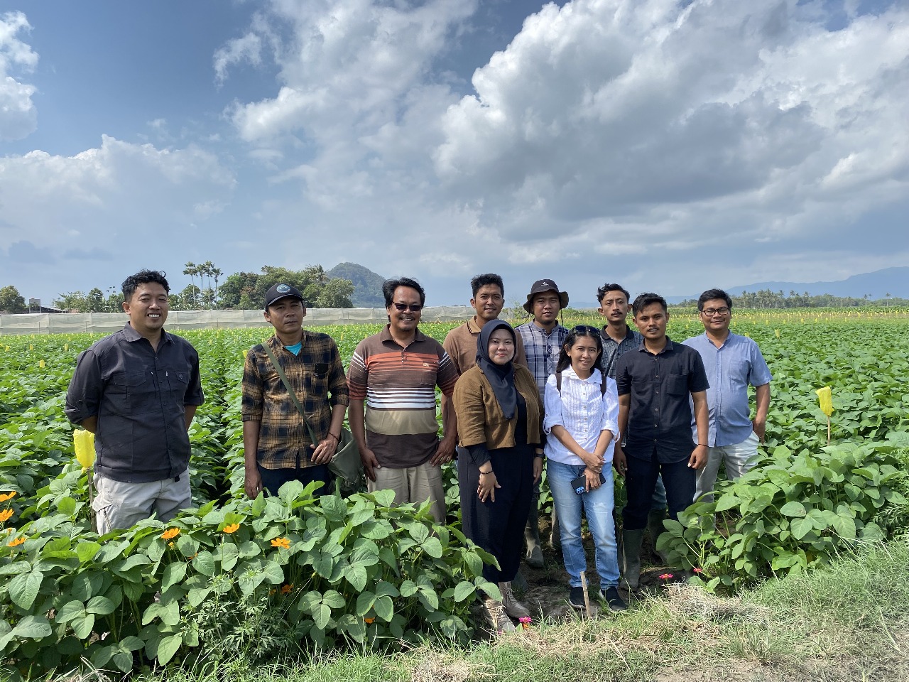PRODUKTIF: MKSO Puslit Tebu Jengkol saat melakukan kunjungan ke GMIT.