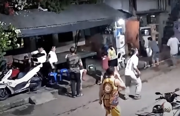 Rekaman cctv warga. Suasana saat gempa di Filipina