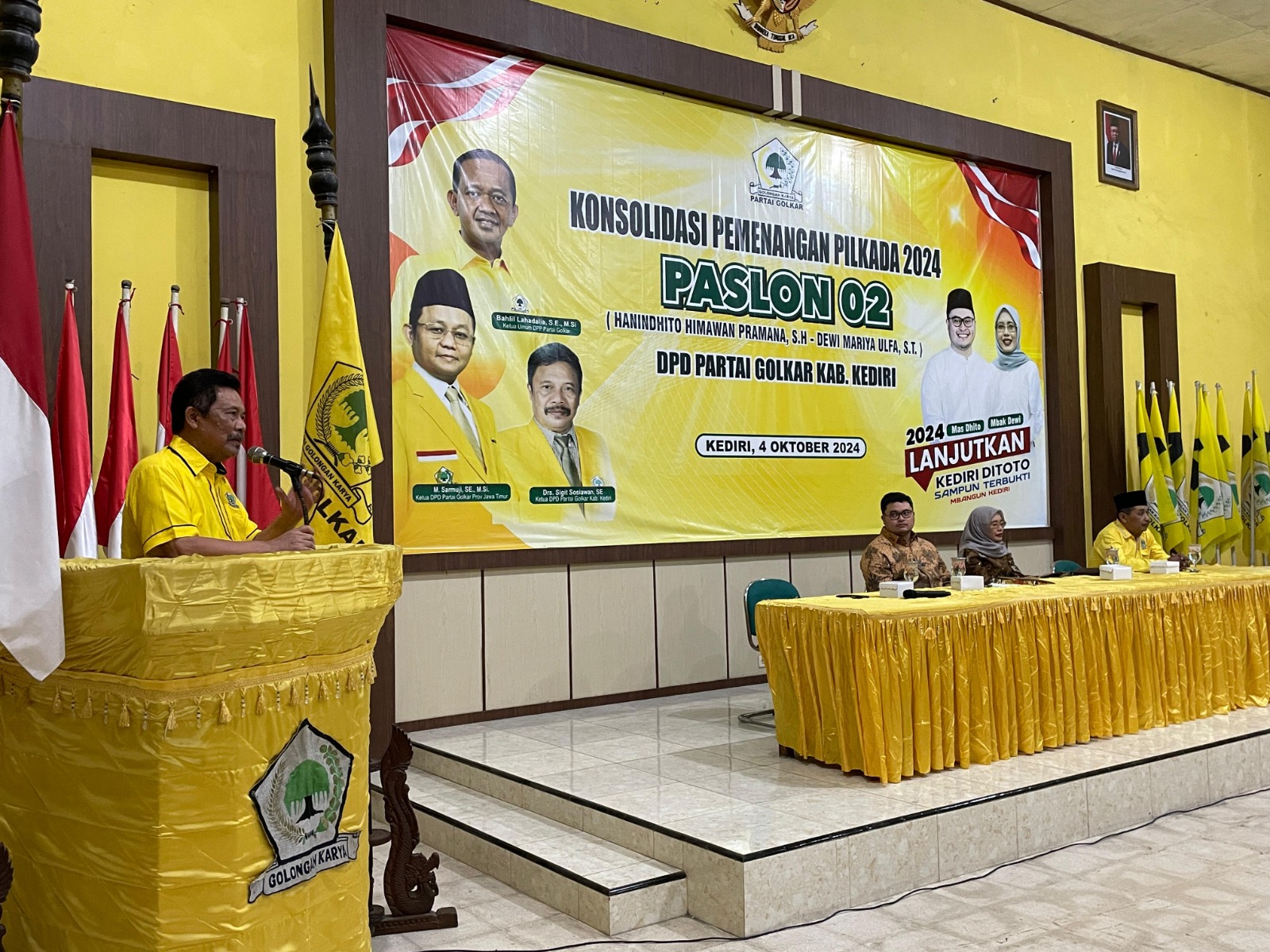 SUKSESI KEPEMIMPINAN: Ketua DPD Partai Golkar Sigit Sosiawan.