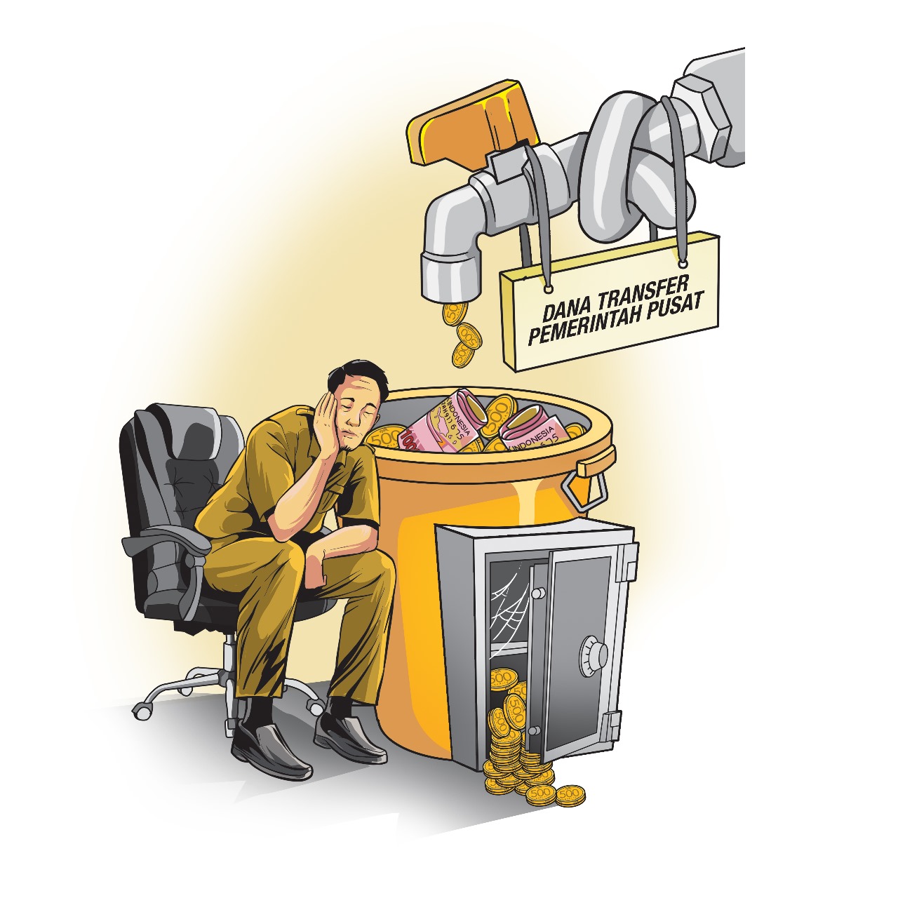 Ilustrasi pengetatan anggaran