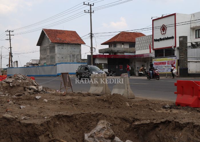 Kondisi terkini kantor PMI Kota Kediri.
