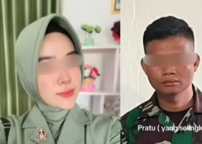 Hilda Pricillya, istri anggota TNI yang diduga menjalin hubungan terlarang dengan junior suaminya