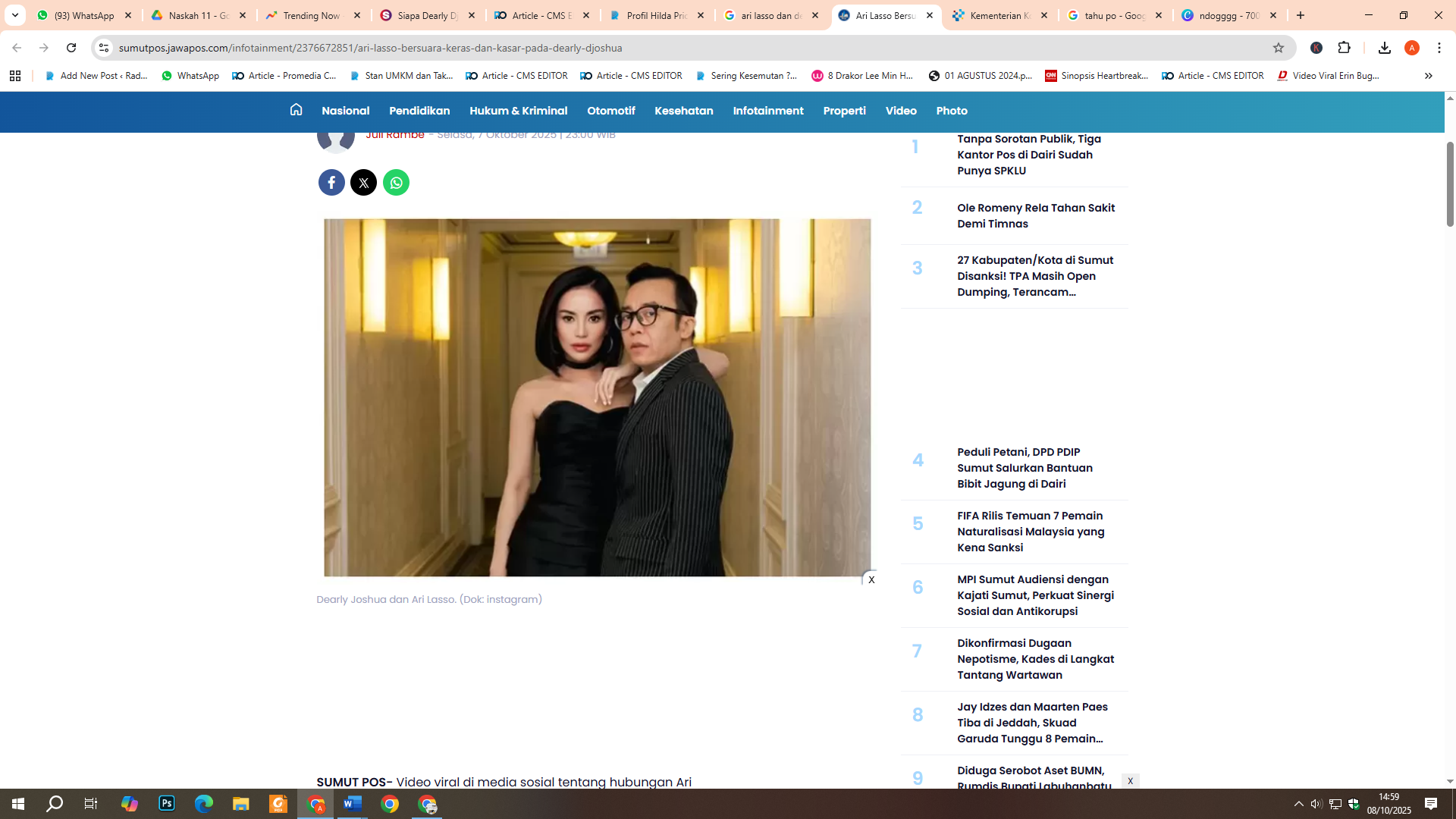 Ari Lasso dan Dearly Desiana