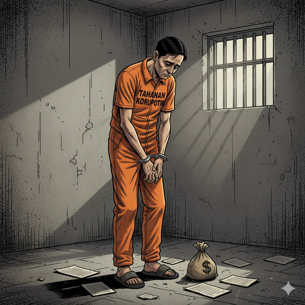 ILUSTRASI: Thanan korupsi.
