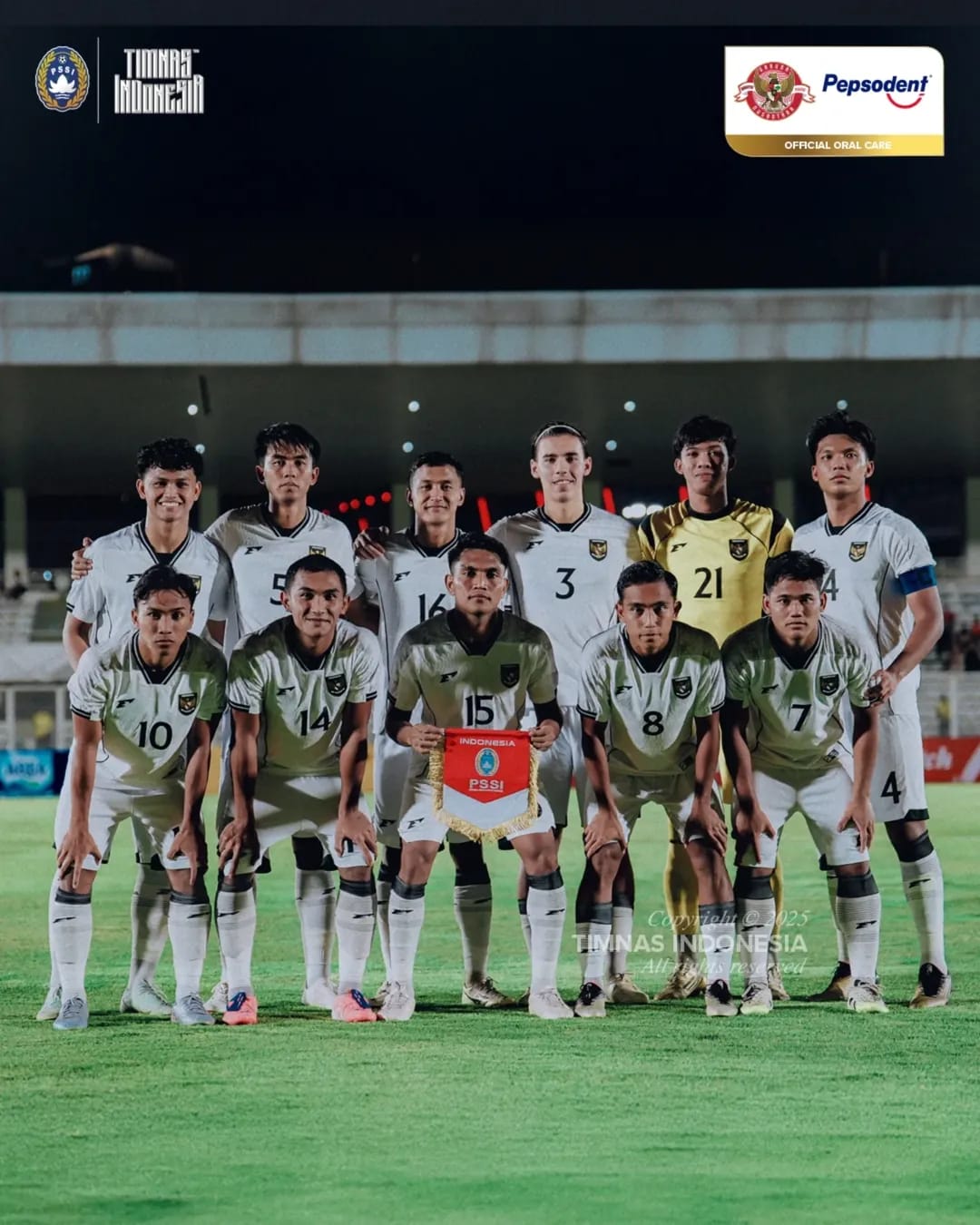 Timnas Indonesia U23 vs India.