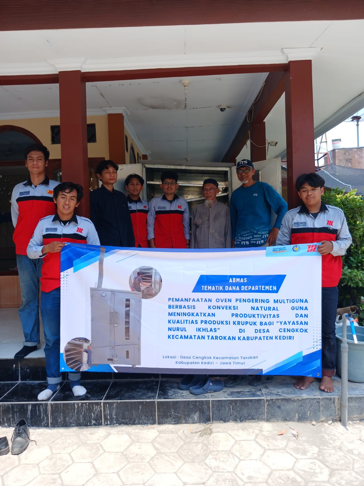 Tim Abmas Departemen Teknik Mesin Industri Fakultas Vokasi ITS Surabaya