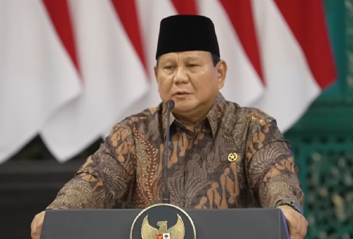 Presiden Prabowo memberi pengarahan pada Sidang Kabinet Paripurna, Istana Negara, 20 Oktober 2025