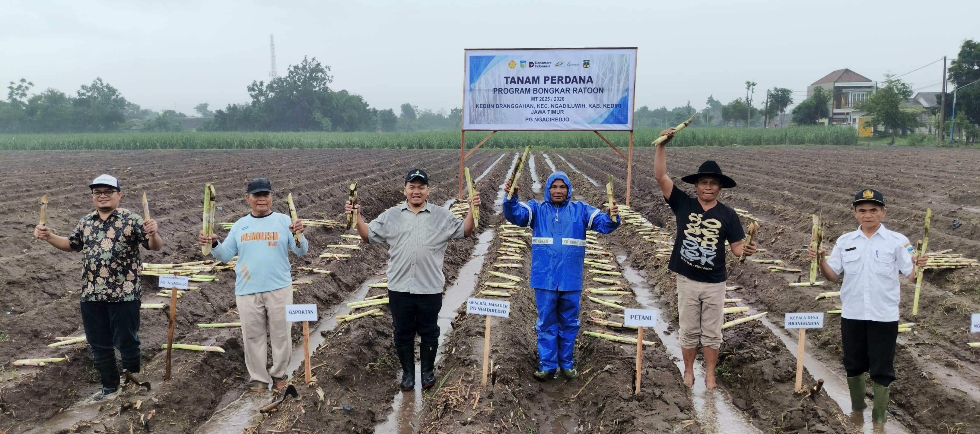 Tanam Perdana BR PG NG, Kebun Branggahan, Kec Ngadiluwih.