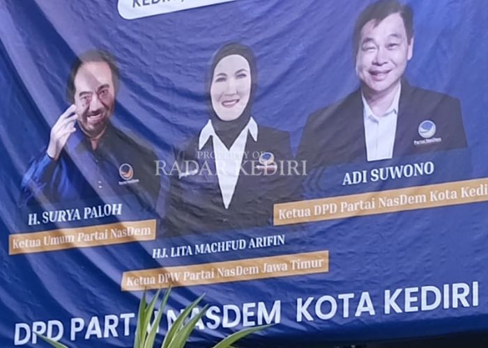 SOLID: Partai Nasdem Jatim saat berkonsolidasi dengan DPD Kota Kediri.