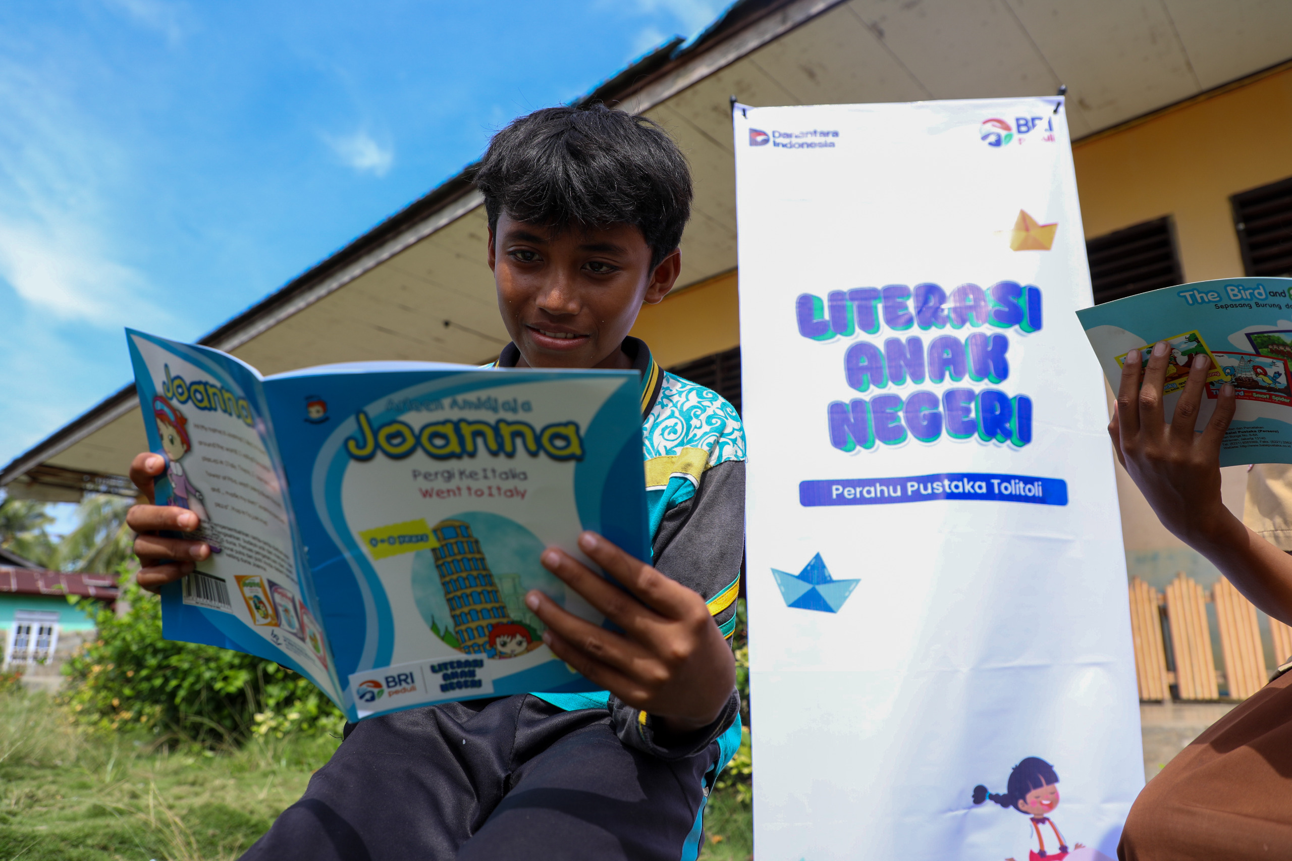BRI Peduli Luncurkan Perahu Literasi.