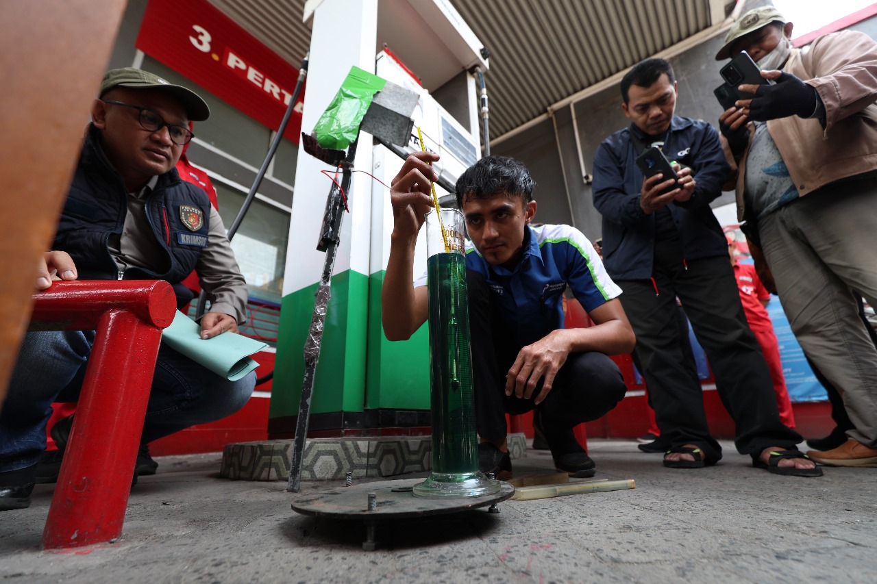 Polisi Kediri Intensif Awasi SPBU Imbas Motor Brebet usai Isi Pertalite