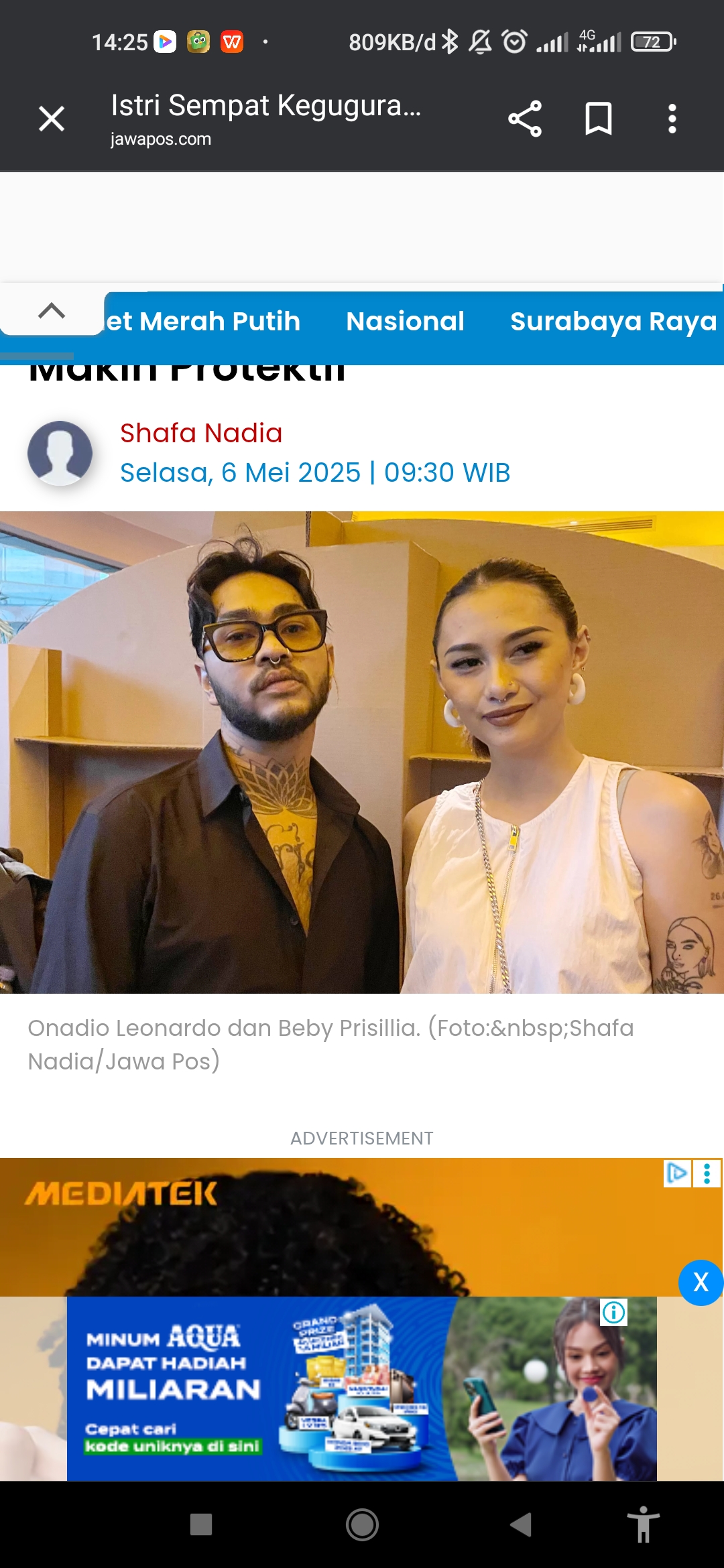 Onad Ditangkap Polisi Terkait Narkoba