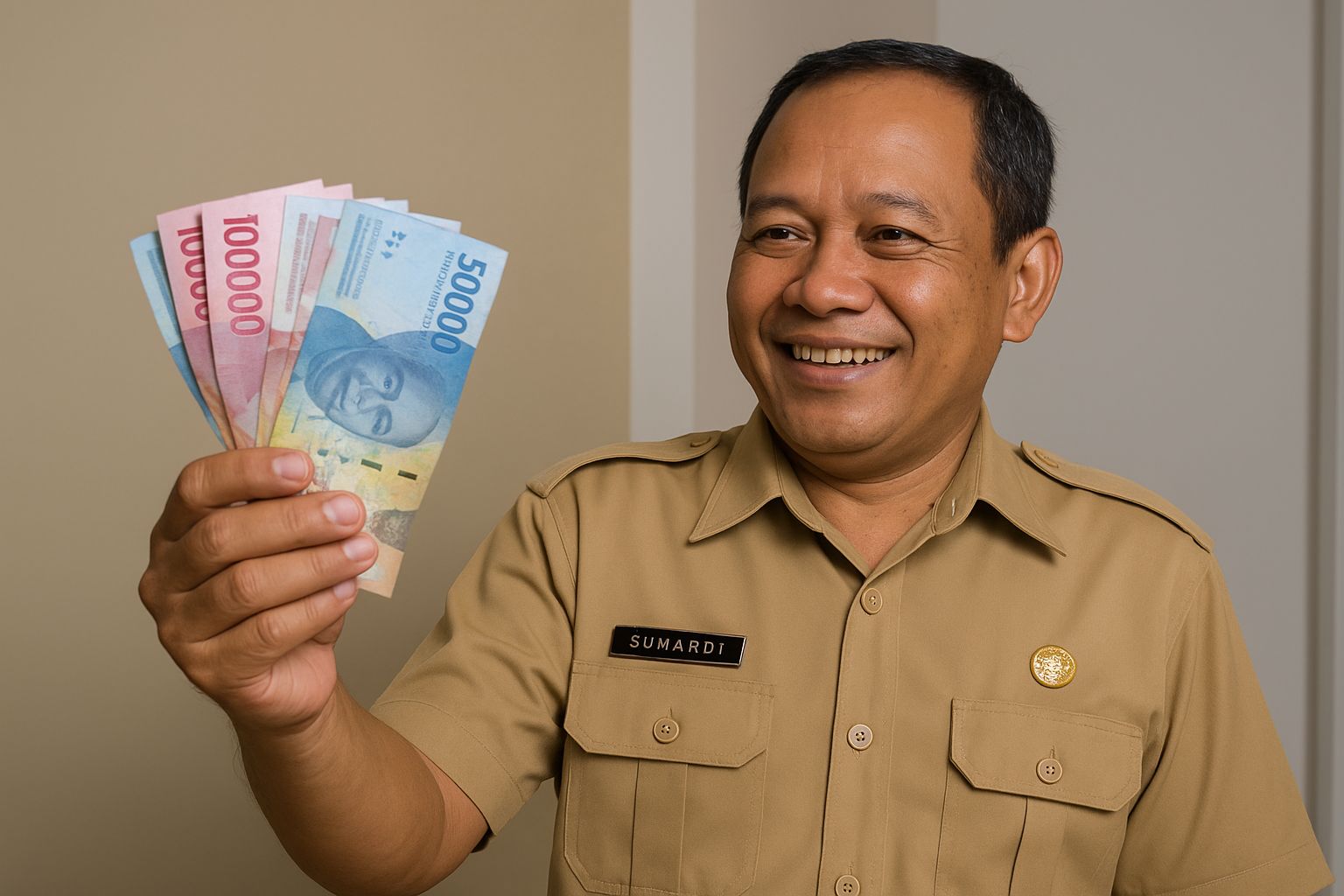 Ilustrasi pensiunan PNS terima gaji pada 1 November 2025.