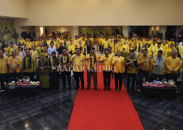 SEMARAK: Suasana Musda XI DPD Golkar Kabupaten Kediri.