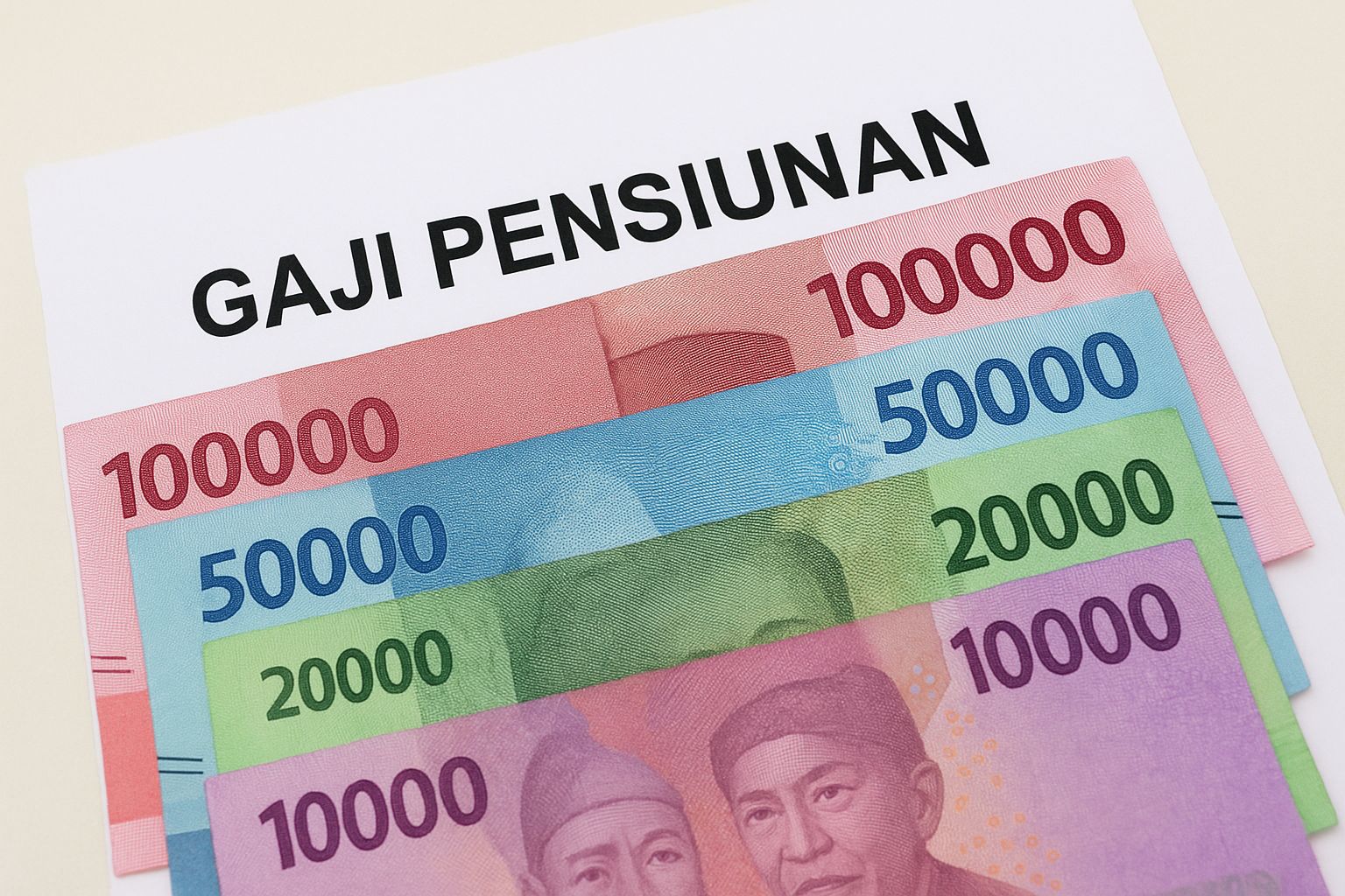 Ilustrasi tabel terbaru gaji pensiunan PNS