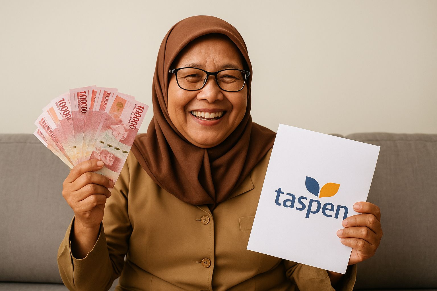 Ilustrasi pensiunan PNS dapat gaji dari Taspen.