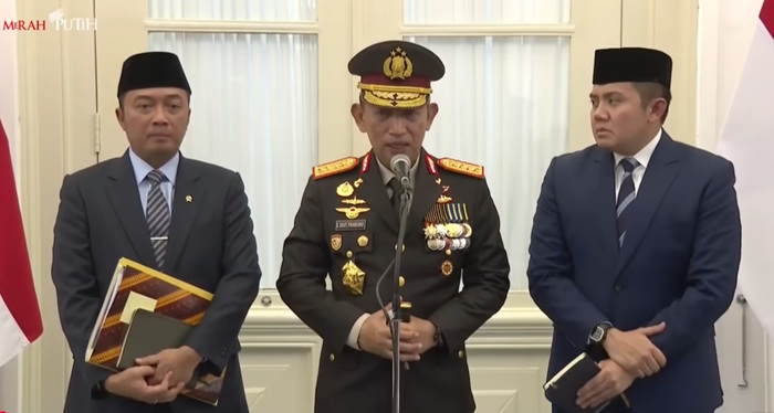 Konferensi Pers Kapolri tentang insiden di SMAN 72 Jakarta 7 November 2025