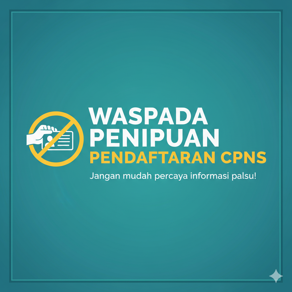 Ilustrasi waspada penipuan cpns