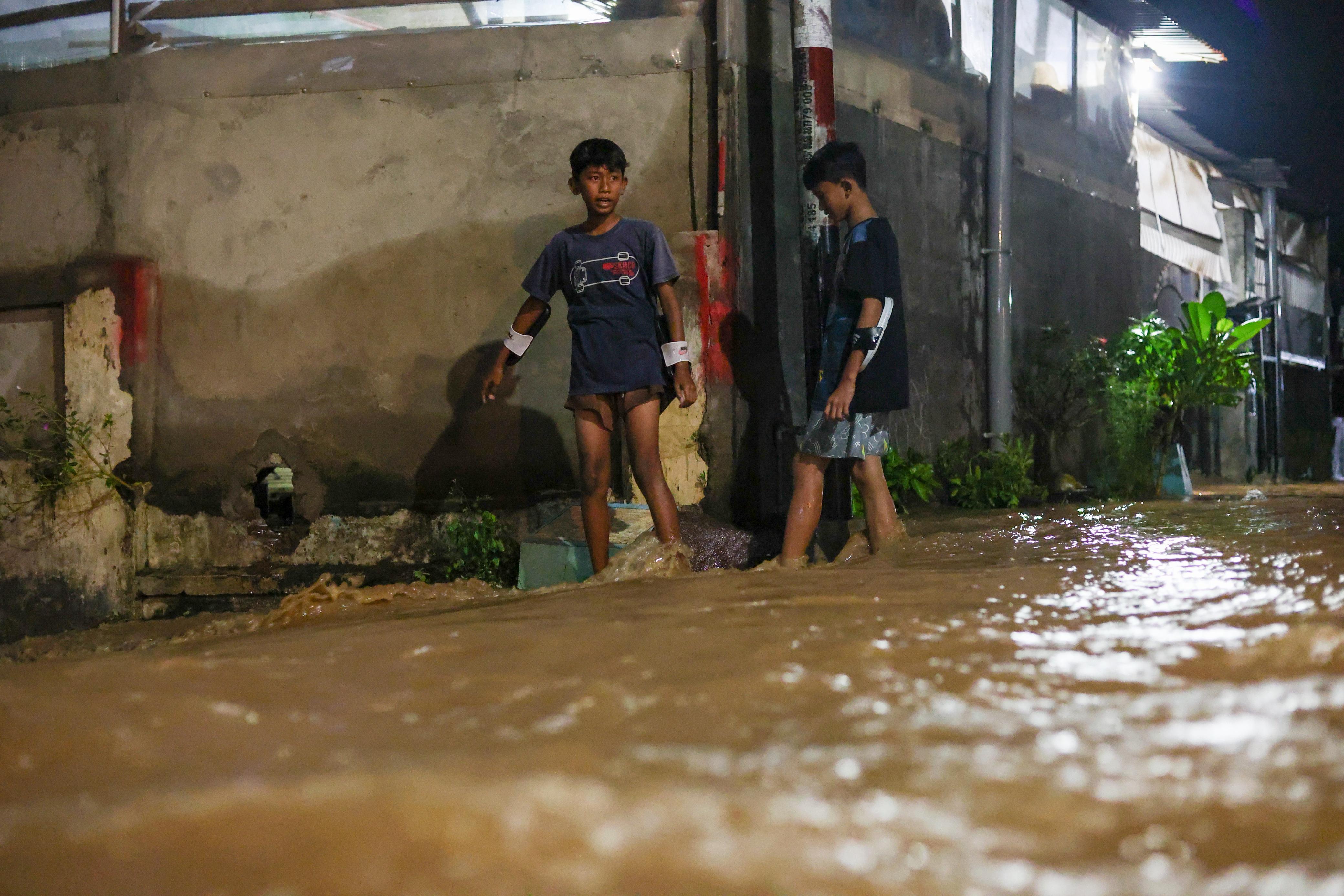 Banjir di Desa Manyaran, Banyakan Kediri.