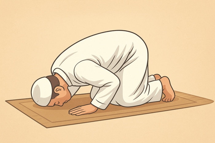 SUJUD. Harus memenuhi 7 syarat