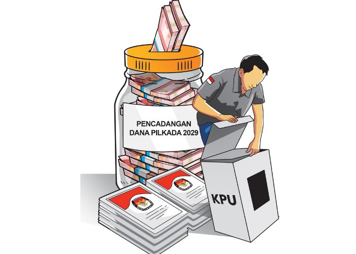 ILUISTRASI: Pencadangan Dana Pilkada 2029