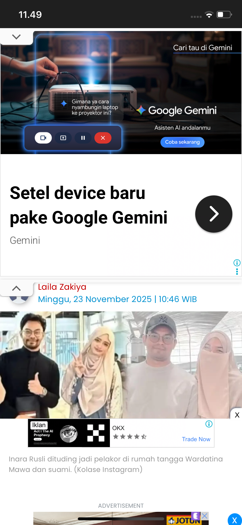Inara Rusli Diduga Berselingkuh