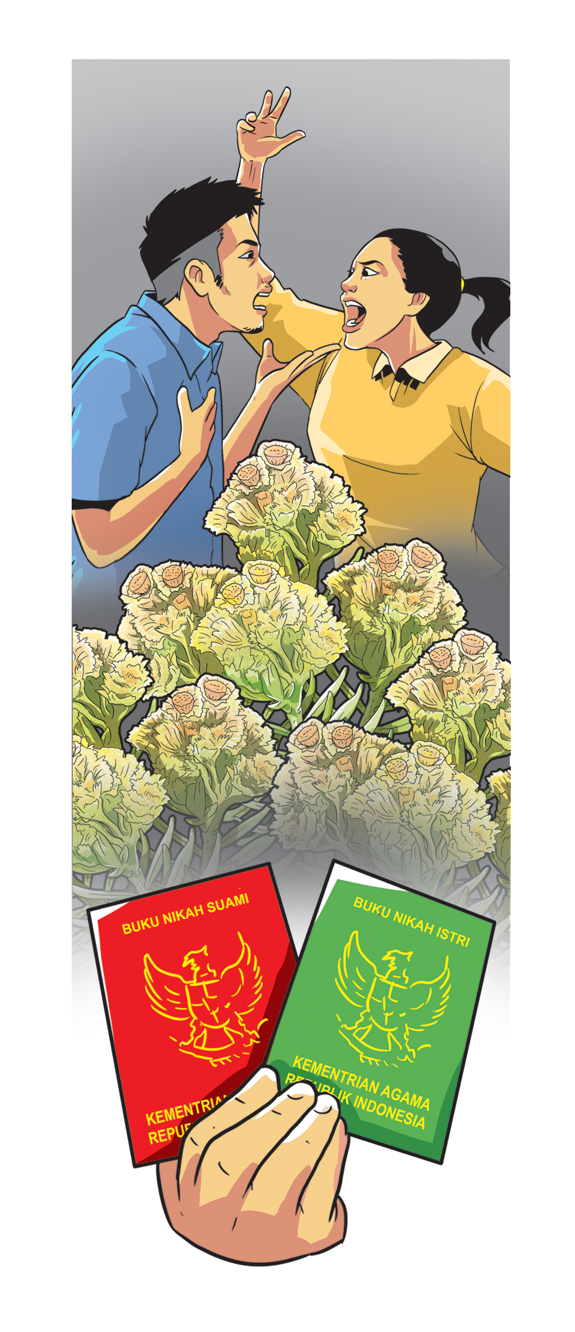 ILUSTRASI: Perceraian