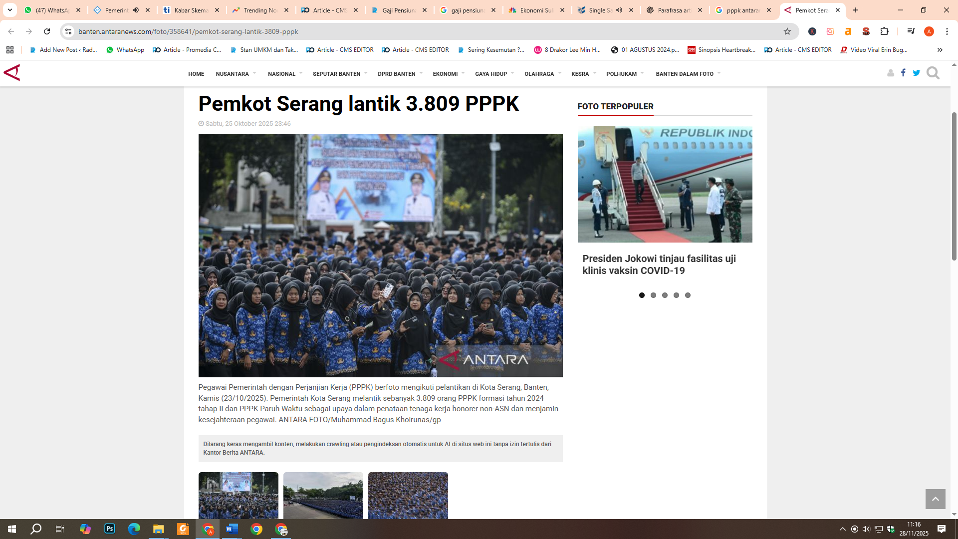 Kabar PPPK Paruh Waktu Dihapus