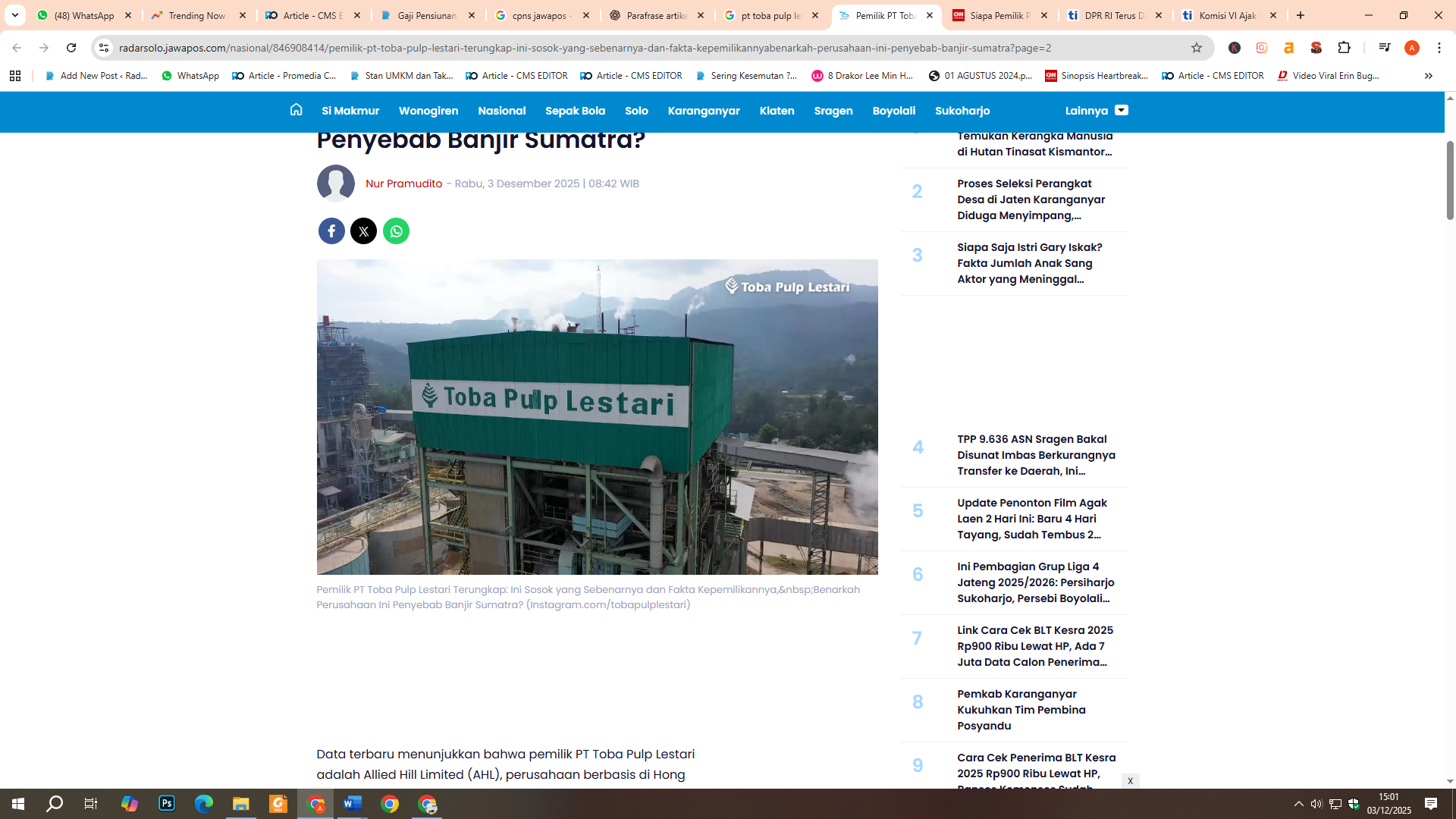 PT Toba Pulp Lestari