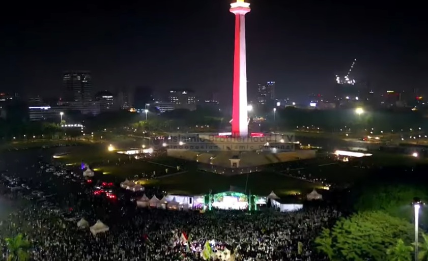 Suasana Reuni 212 di Monas Jakarta 2 Desember 2025