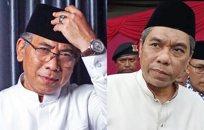 KH Yahya Cholil Staquf dan KH Zulfa Mustofa