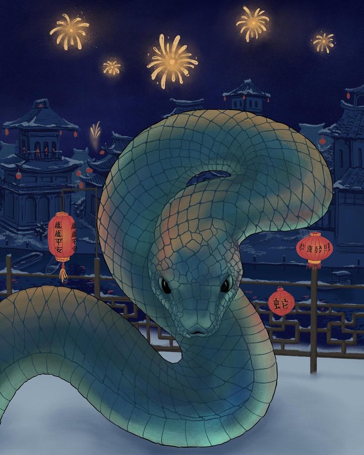 Ilustrasi Shio Ular