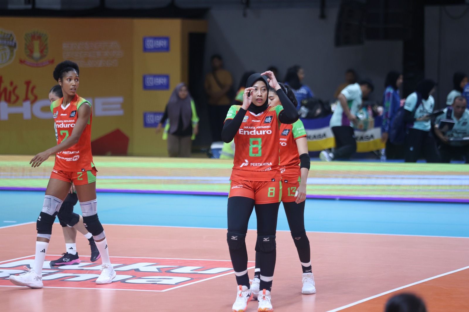 Megawati Hangestri saat berlaga di Proliga 2026.