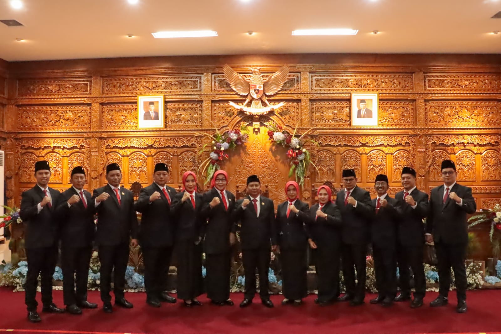 SOLID: Fraksi PDI Perjuangan di DPRD Kabupaten Kediri . 