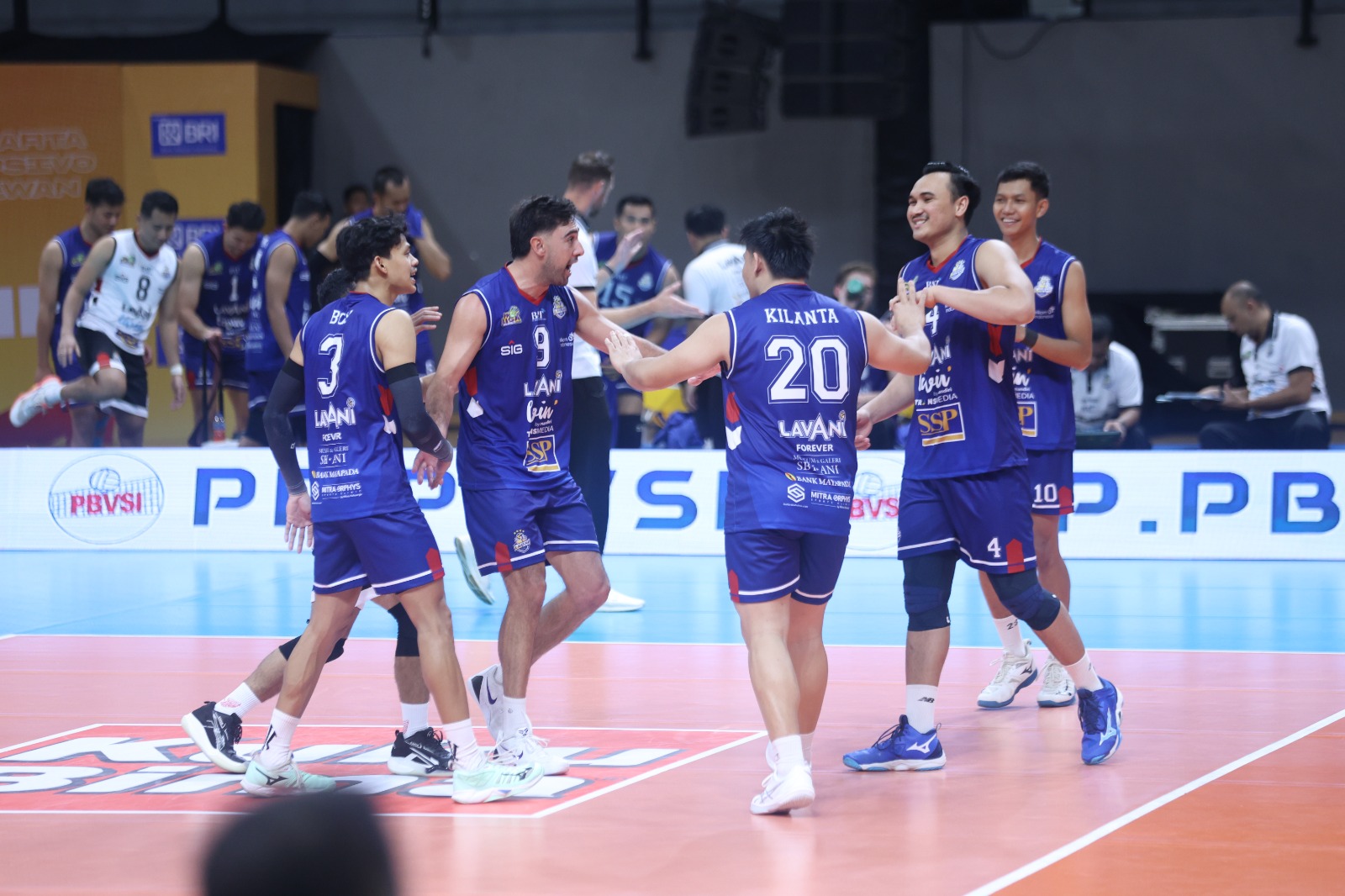 Tim voli putra Lavani tampil gemilang di Proliga 2026.