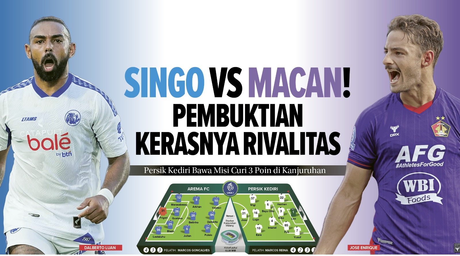 Persik Kediri vs Arema FC