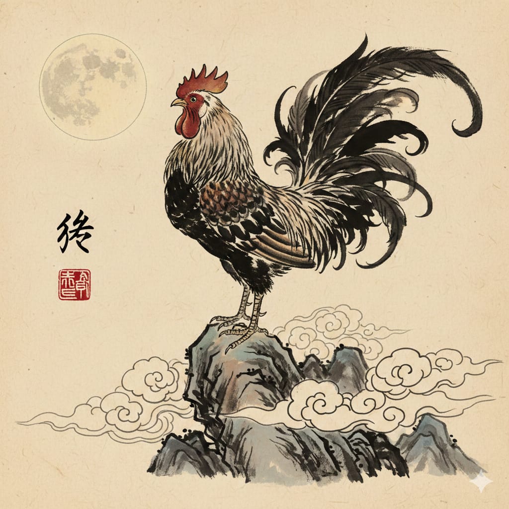 Ilustrasi Shio Ayam
