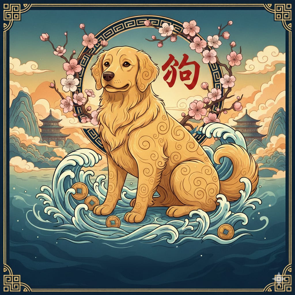 Ilustrasi Shio Anjing