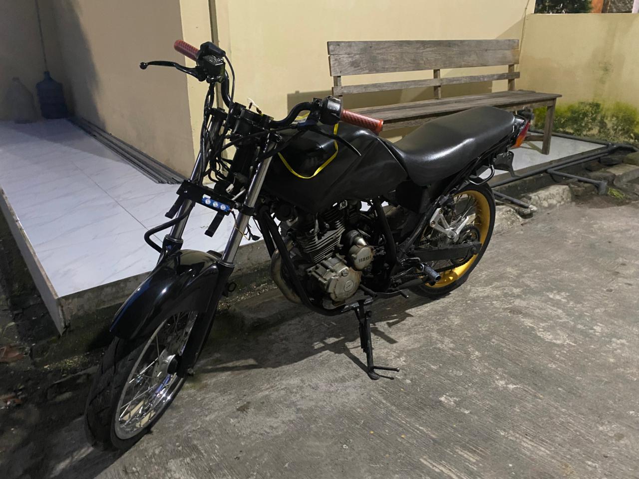 salah satu motor yang sempat dicuri para pelaku.