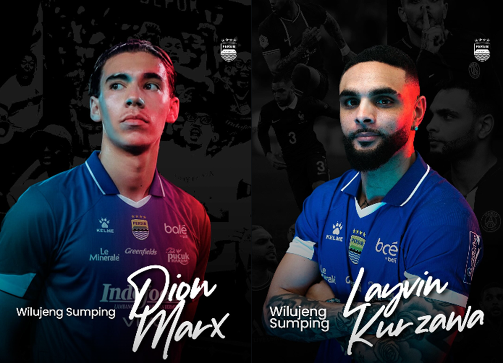 Dion Marx dan Layvin Kurzawa kini resmi bergabung dengan Persib