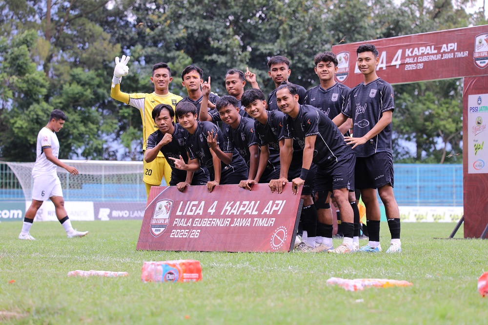 Triples Kediri saat berlaga di Liga 4 Piala Gubernur Jawa Timur.