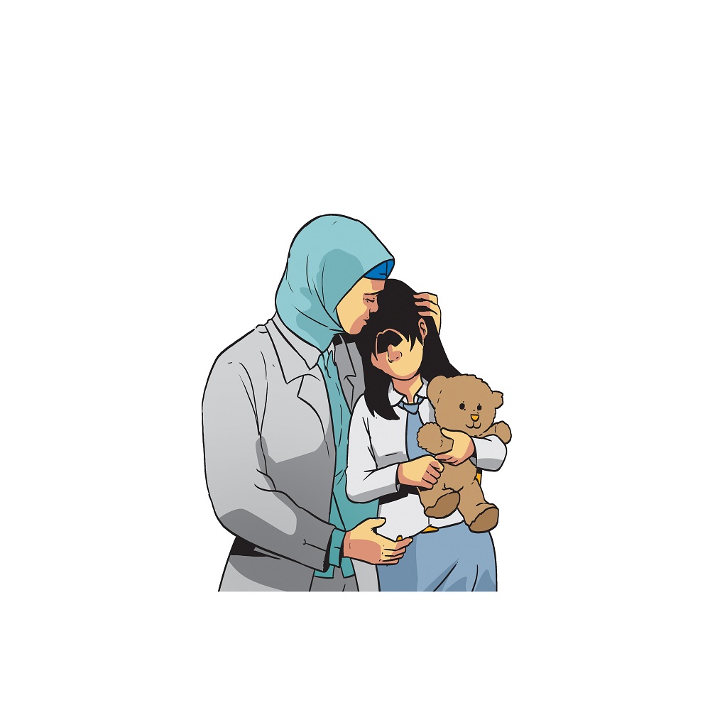 Ilustrasi anak-anak yang membutuhkan kasih sayang