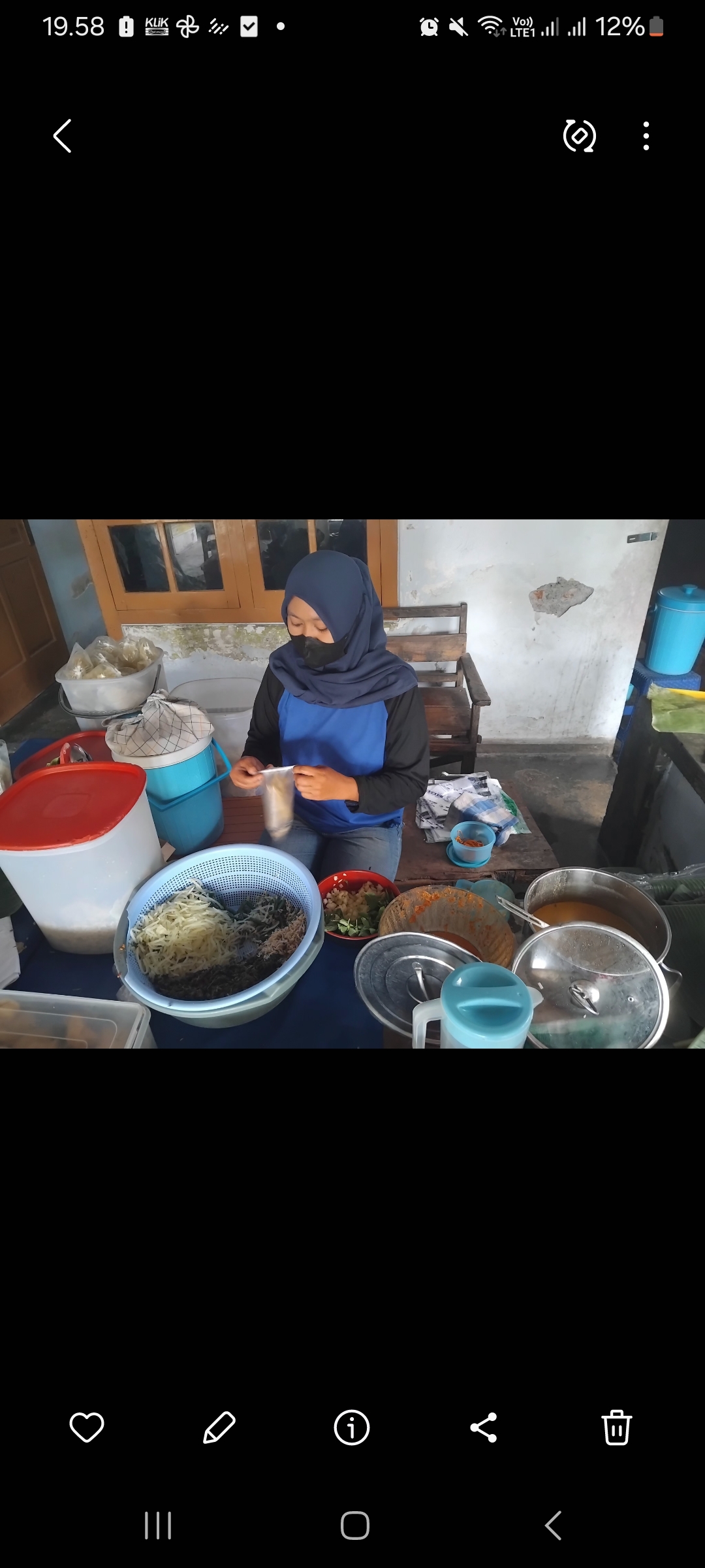 Kuliner pecel tumpang Bu Poniman (Diana Yunita)