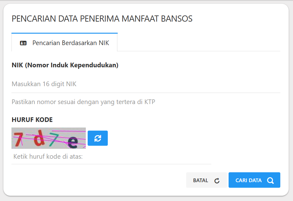 cek bansos 2026