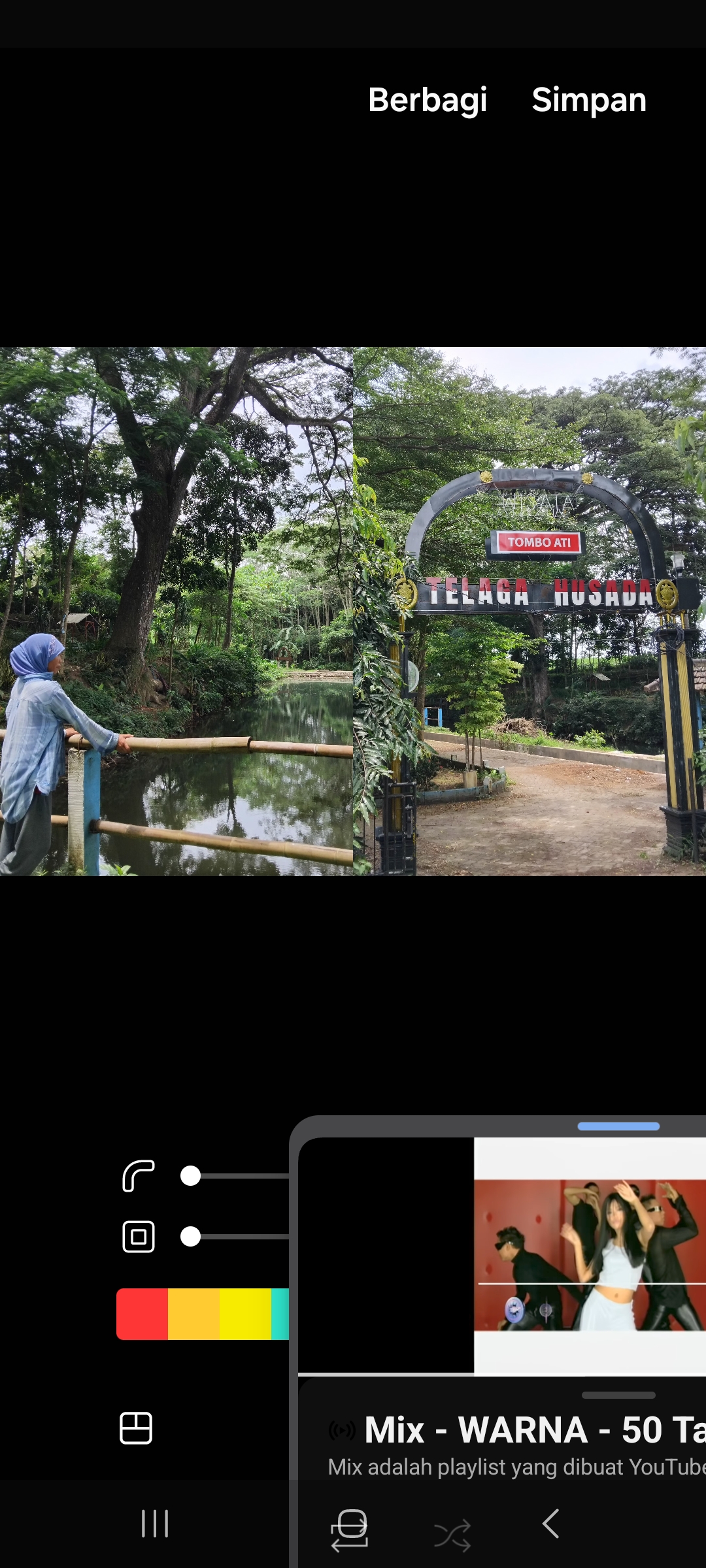 Potensi wisata di Desa Nglumbang Gurah, Telaga Husada (Diana Yunita)