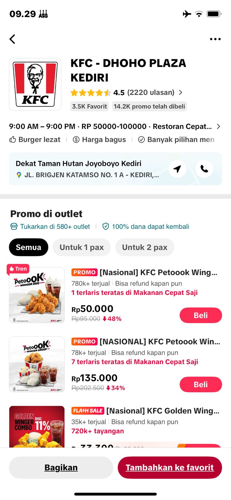 Screenshot Voucher TikTok di salah satu video.
