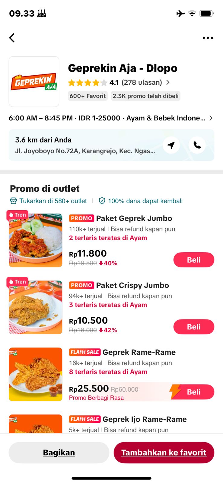 Screenshot Voucher TikTok