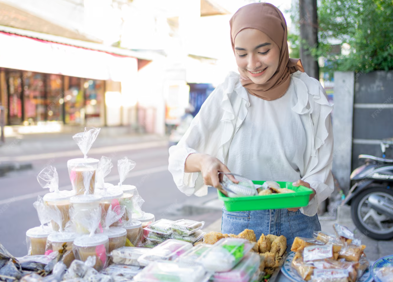 Pedagang Takjil di Bulan Ramadhan 
